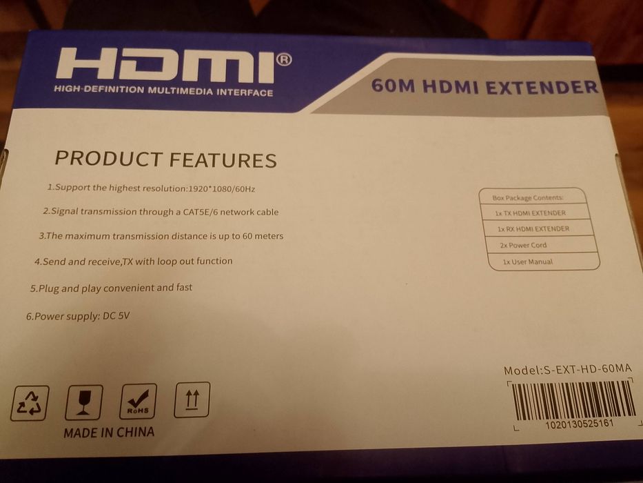 HDMI extender audio i video synchronization nowe