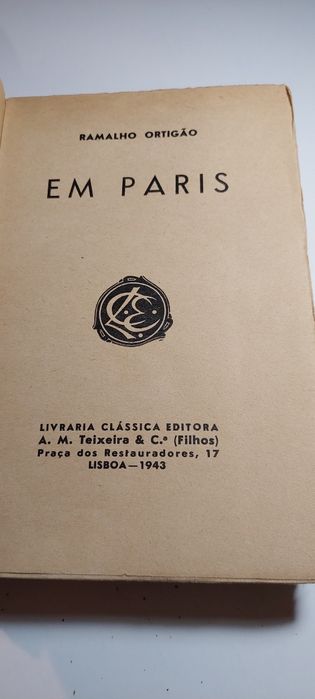Em Paris - Ramalho Ortigão (Obras Completas)