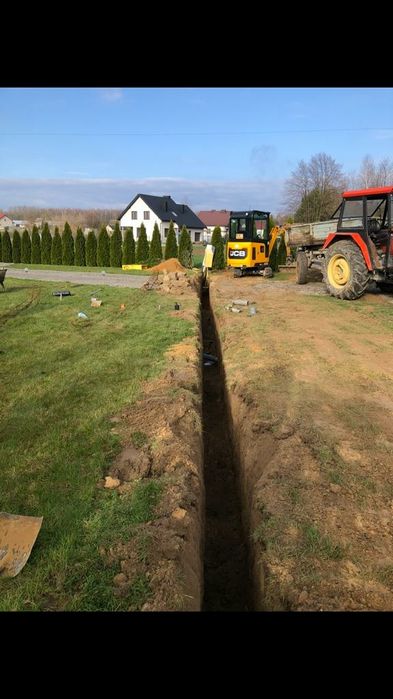 Usługi Minikoparką Wywrotką do 3.5t i 10t.