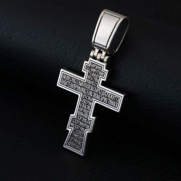 Серебряный крест ПРАВОСЛАВНЫЙ (арт 01) 27.6 грамма