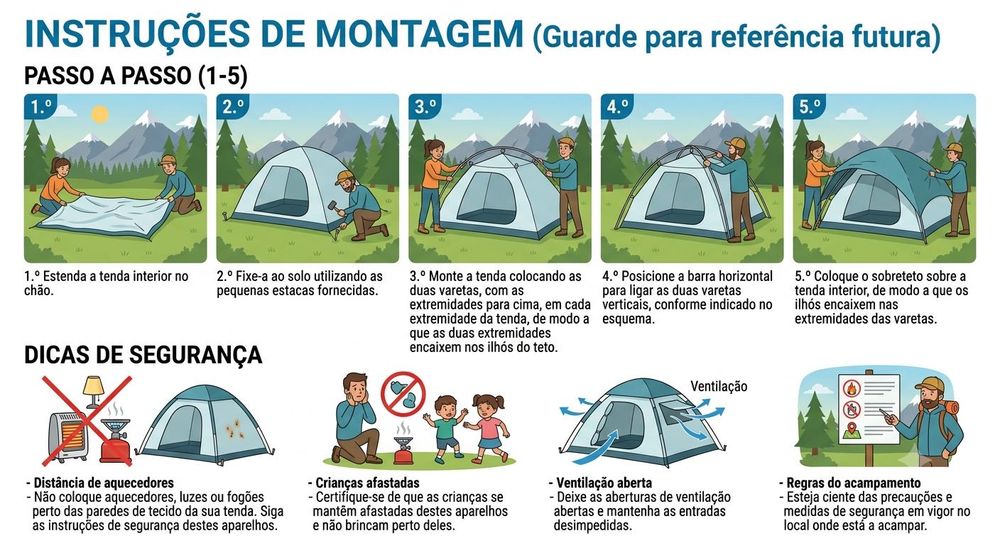 Vendo tenda canadiana de 2 lugares