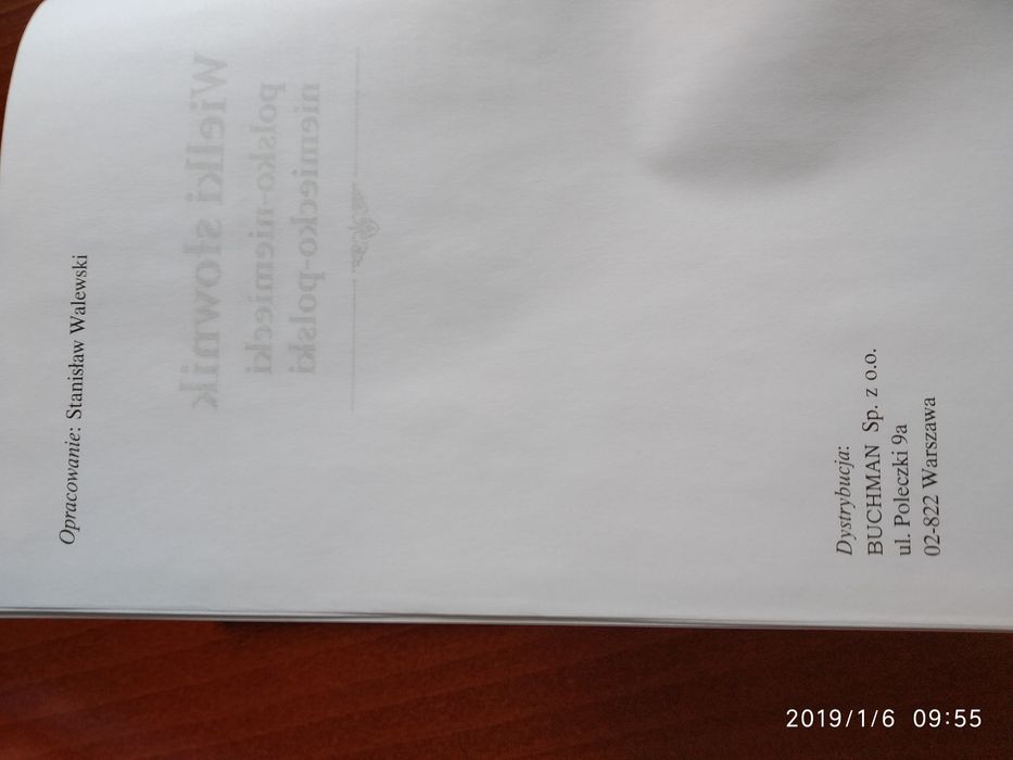 Wielki slownik polsko-niemiecki /niemiecko-polski