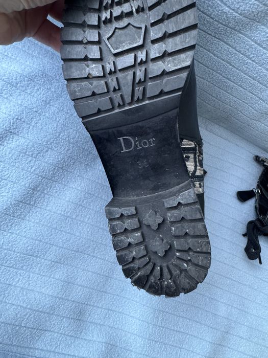 Черевики Dior, шкіра 36 р. 23,5 си