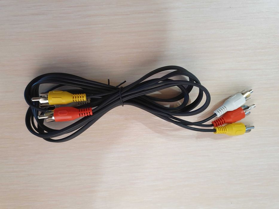 Аудио-видео кабель 3RCA-3RCA длина 1,8м