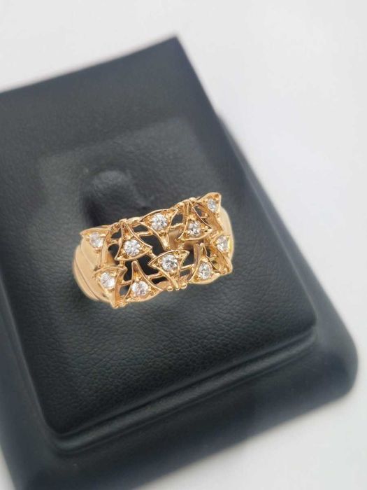 Piękny Złoty Pierścionek 4,08g P585 14K R19