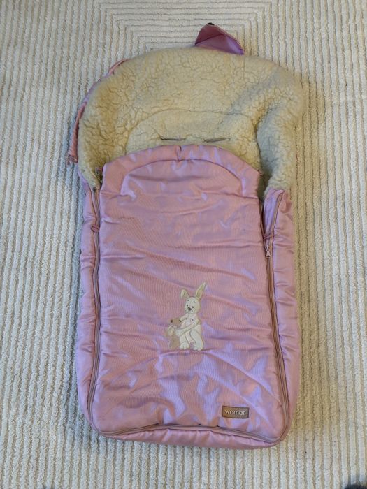 Зимовий конверт для санок, чохол на овчині