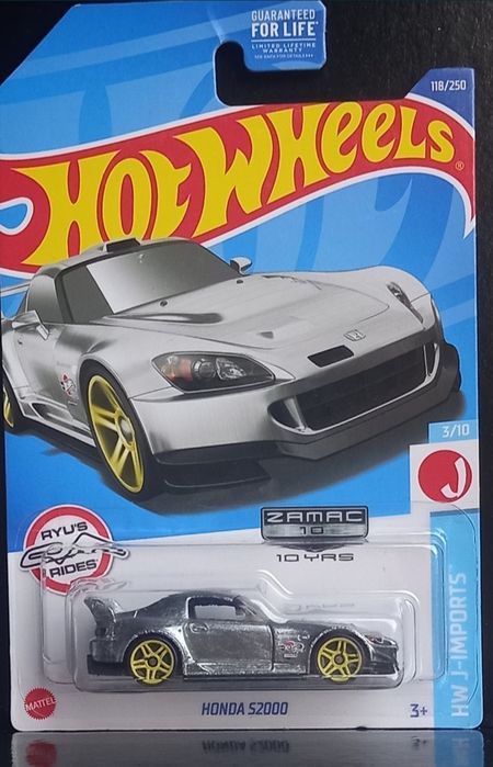 Honda S2000 Zamac hot wheels