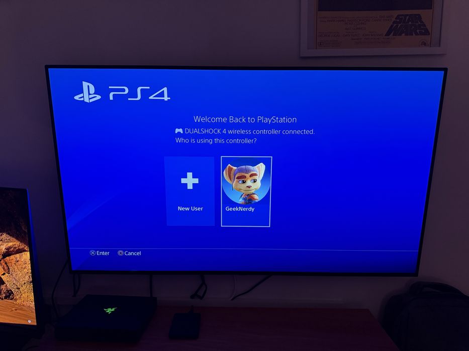 Playstation 4 500 gb com comando