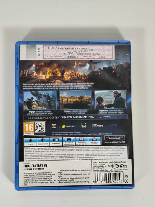 Final Fantasy XV Day One Edition - Playstation 4