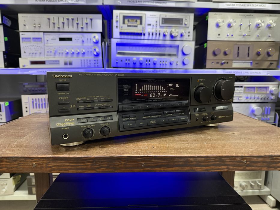 ‼️Amplituner Technics SA-GX530 z wbudowanym korektorem graficzn, Audio Room
