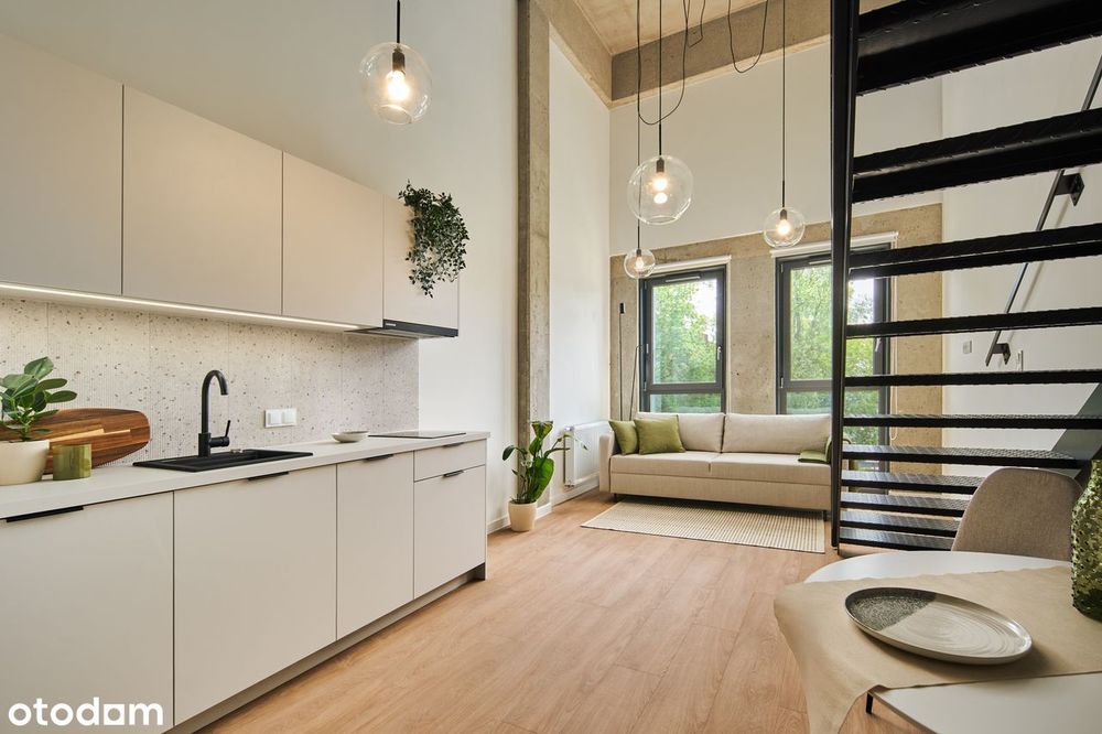 Studio z Antresola|1 miesiąc - 800 zł|Co-working|Fitness|Pet Friendly - Widok 2