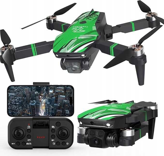 dron TT19 1080P składany fpv z kamerą HD, GPS, 270 unikanie przeszkód