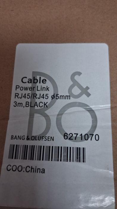 Cabos Rj45 - Rj45 Powerlink Bang & Olufsen