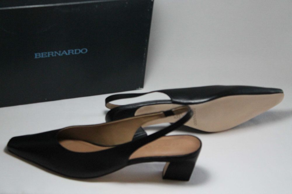 Оригінал дизайнерське шкіряні Bernardo Women's Ariella Black розмір-41