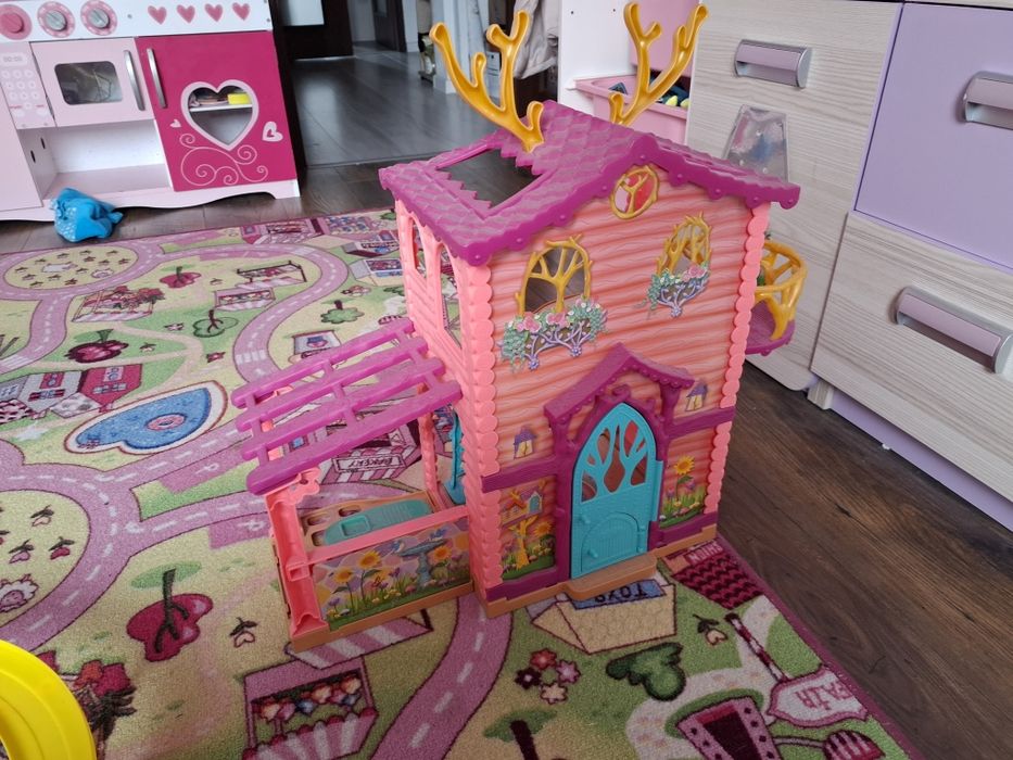 Enchantimals Duży Domek Leśny Jelonków UŻYWANY