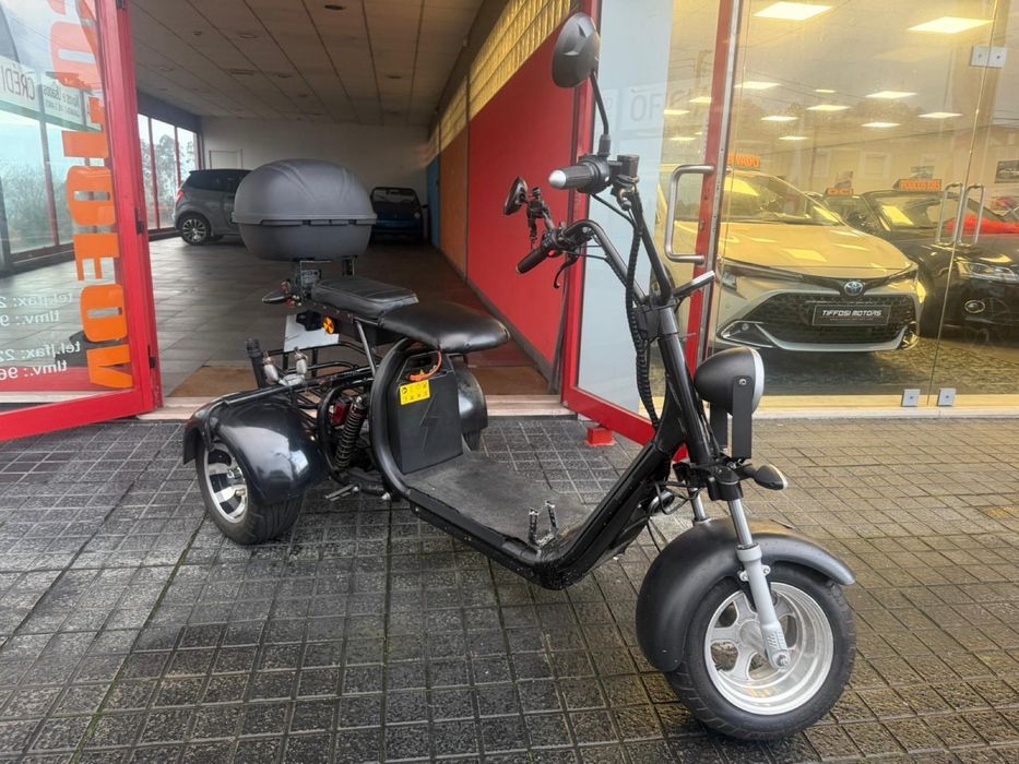 E scooter elétrica de 3 rodas- Hecht Citis Max (estilo “citycoco”)