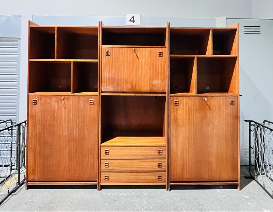 Estante Vintage Mid-Century - Estilo Retro anos60/70 - Madeira