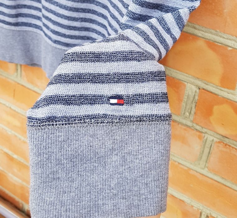 TOMMY HILFIGER кофта світшот смугастий оригінал L