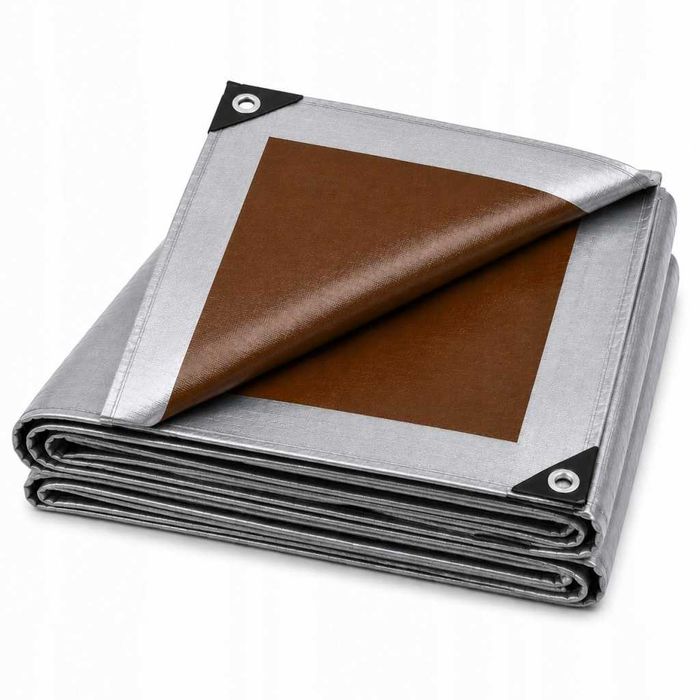 Plandeka wodoodporna 3x4m 210g/m² wzmocniona UV