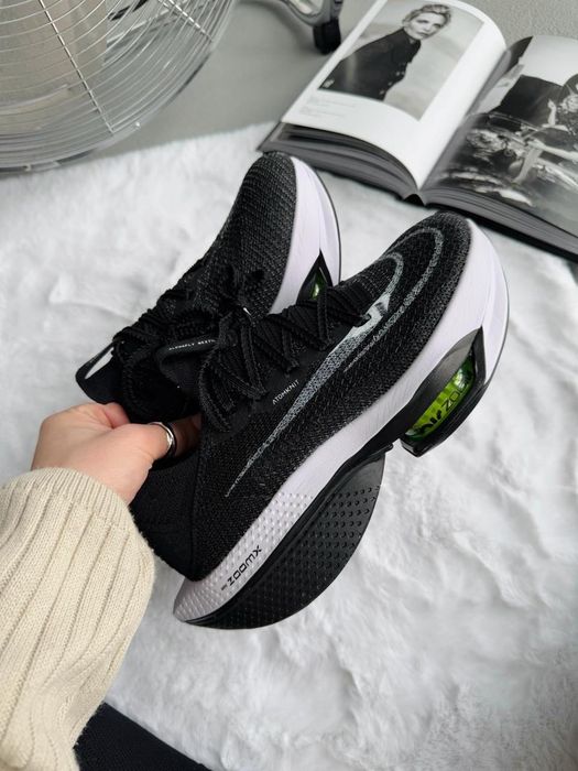 ФАВОРИТ! Nike Air Zoom Alphafly Next 2 Black/White 36 - 45 найк зум