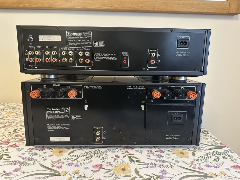 Zestaw Technics SE-A2000 & SU-C2000 + org. Pilot - stan gabinetowy