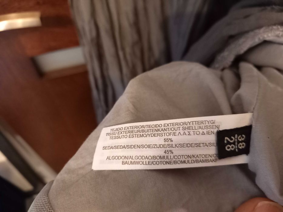 Massimo Dutti - Sukienka w aksamitne paski
