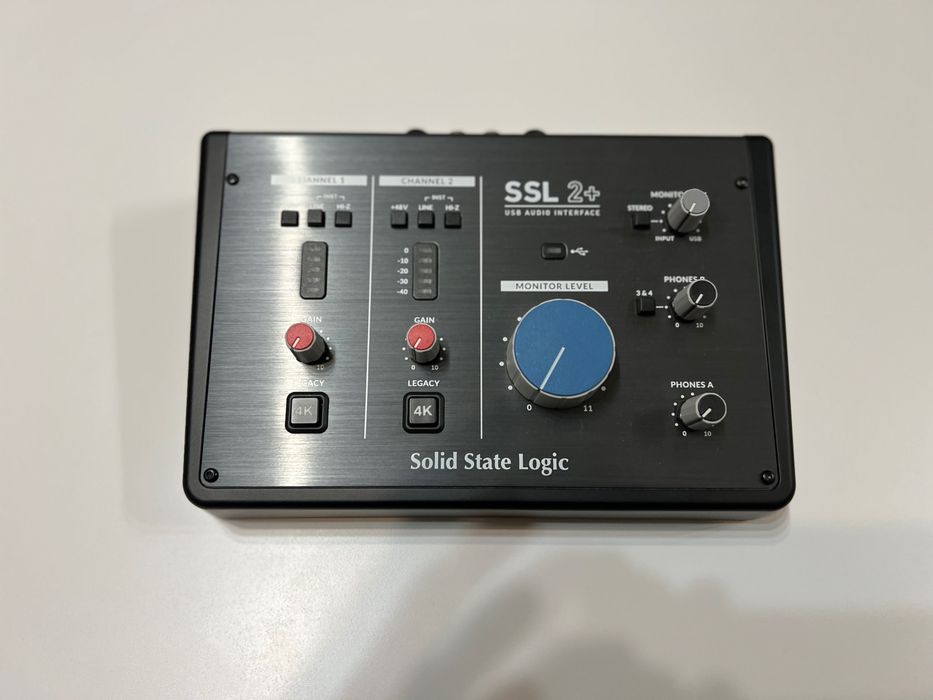 Interfejs audio SSL2+ - stan jak nowy, używany kilka razy