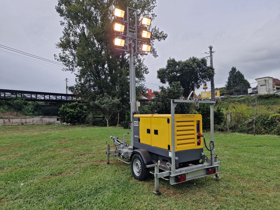 Gerador torre de iluminação