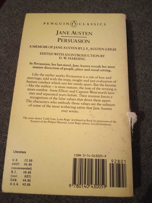 Persuasion - Jane Austen