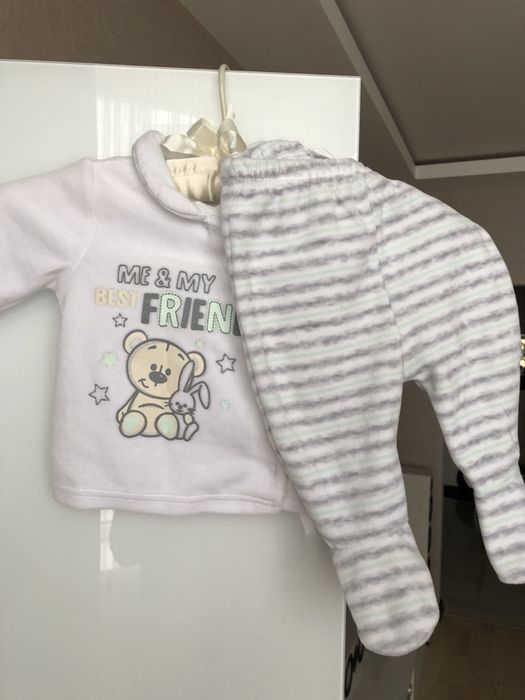 Комплект велюровый Германия 0-4 месяца