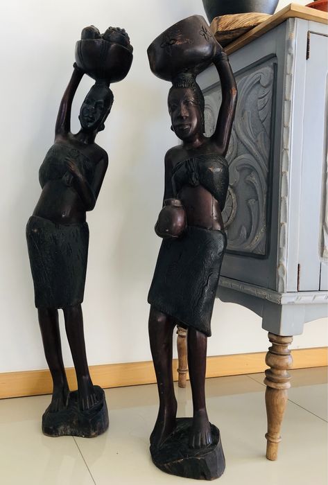 Bonecos de madeira ‘Africanos’