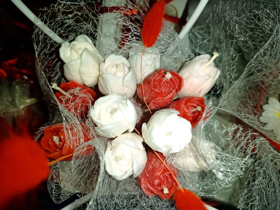 Свічки ручної роботи з натурального пальмового воску