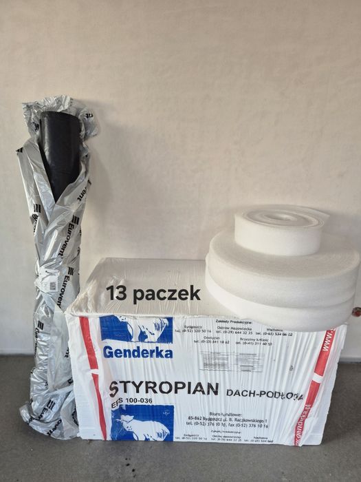 Genderka EPS 100 036 dach-podłoga, folia budowlana pod styropian