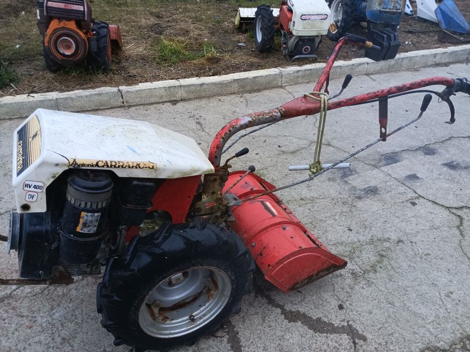 Motocultivador carrarino diesel com motor lombardini