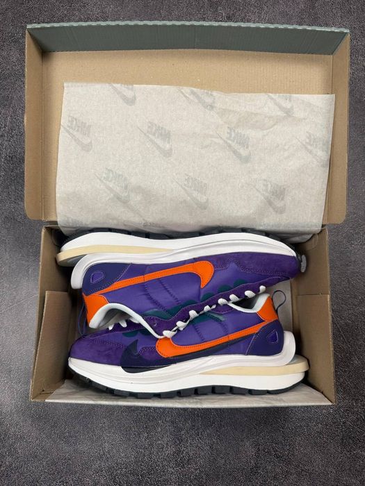 [БЕЗ ПРЕДОПЛАТ] Nike x Sacai VaporWaffle Purple найк сакай сакаи сакаі фіолетові фиол фиолетовые