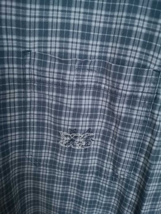XSXS koszula w kratę niebiesko-biała r. XL