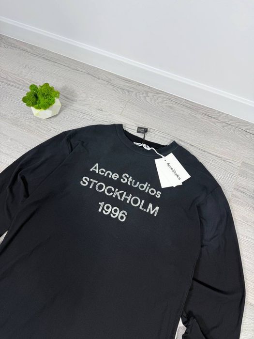 Лонгслів Acne Studios Stockholm 1996 Oversize | Чоловічий | Бавовна | Новий | Лонгслів Акне Студіос