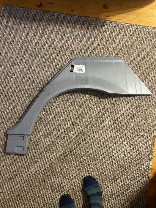 Reperaturka  tylnego blotnika e46 sedan