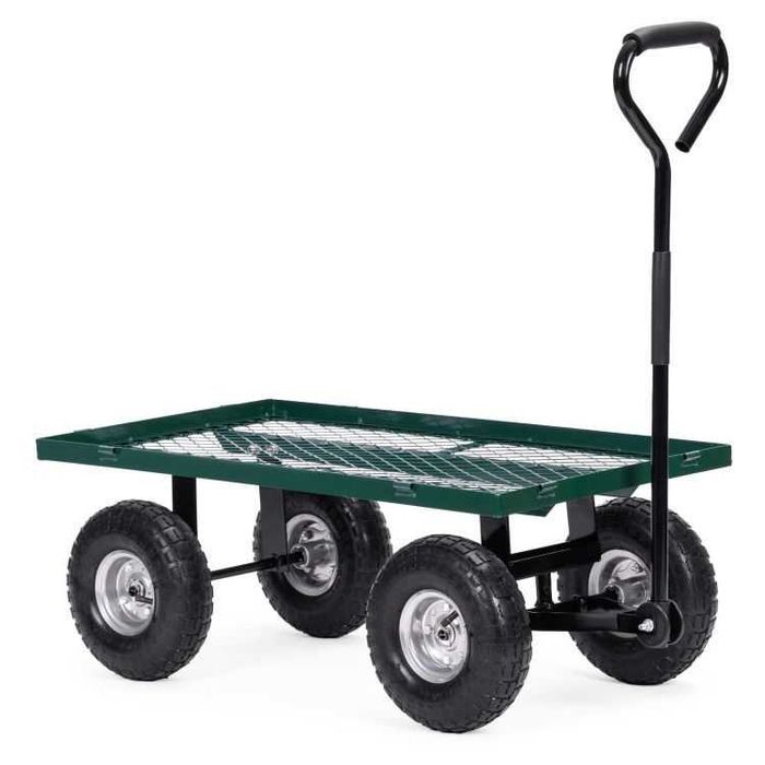 NOWY Wózek Transportowy Ogrodowy Taczka Przyczepka z rączką 200KG