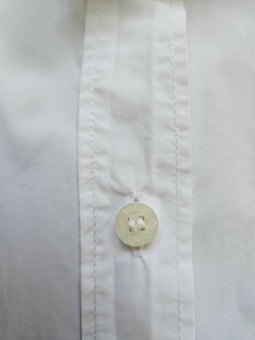 Biała koszula- bluzka galowa- koszula Calvin Klein