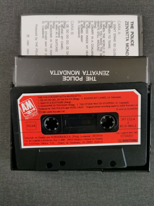 Cassetes audio novas: The Police - Zenata Mondata