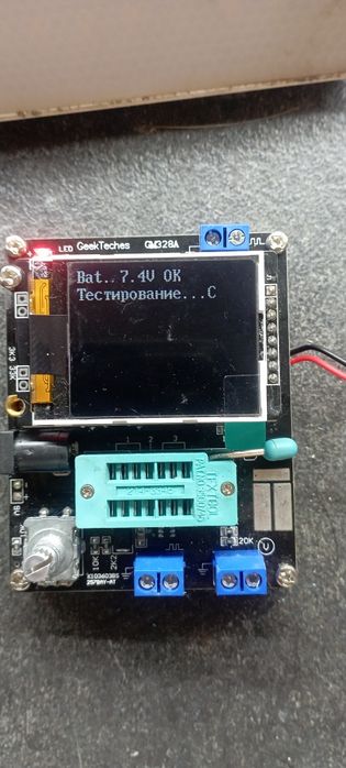 транзистор тестор gm328a