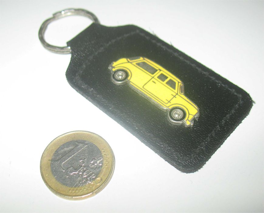 Porta-Chaves Mini de Pele (fabrico inglês)