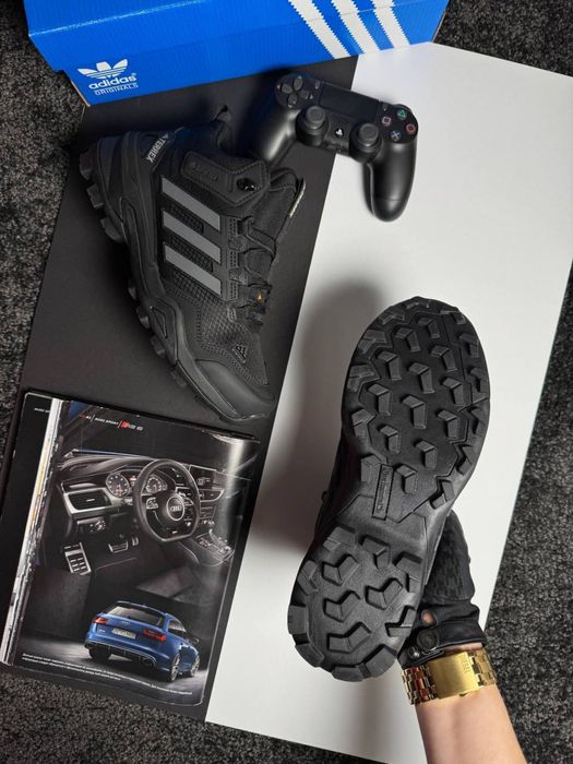 Мужские кроссовки адидас терекс Adidas Terrex Fur Black Grey [41-46]