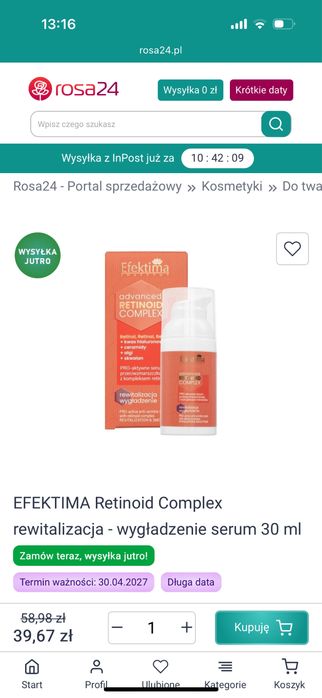 Efektima serum przeciwzmarszczkowe