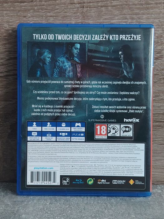 Until Dawn PS4 PlayStation 4
