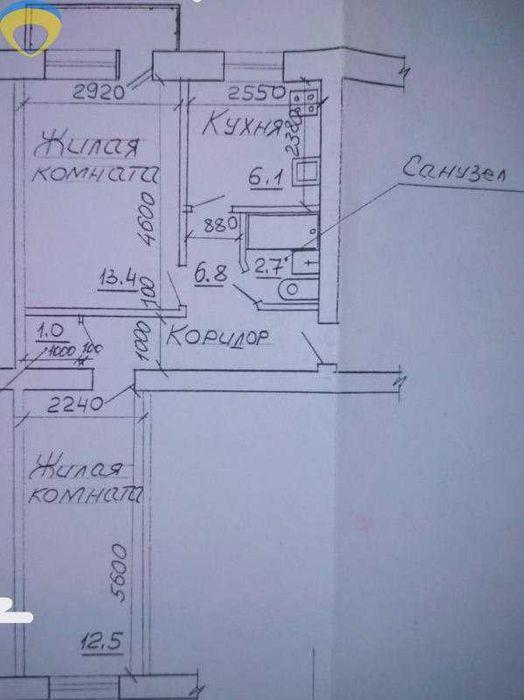 В продажу  2-к. квартира на Черемушках + гараж та земельна ділянка. ГОТОВІ ПІД Програми