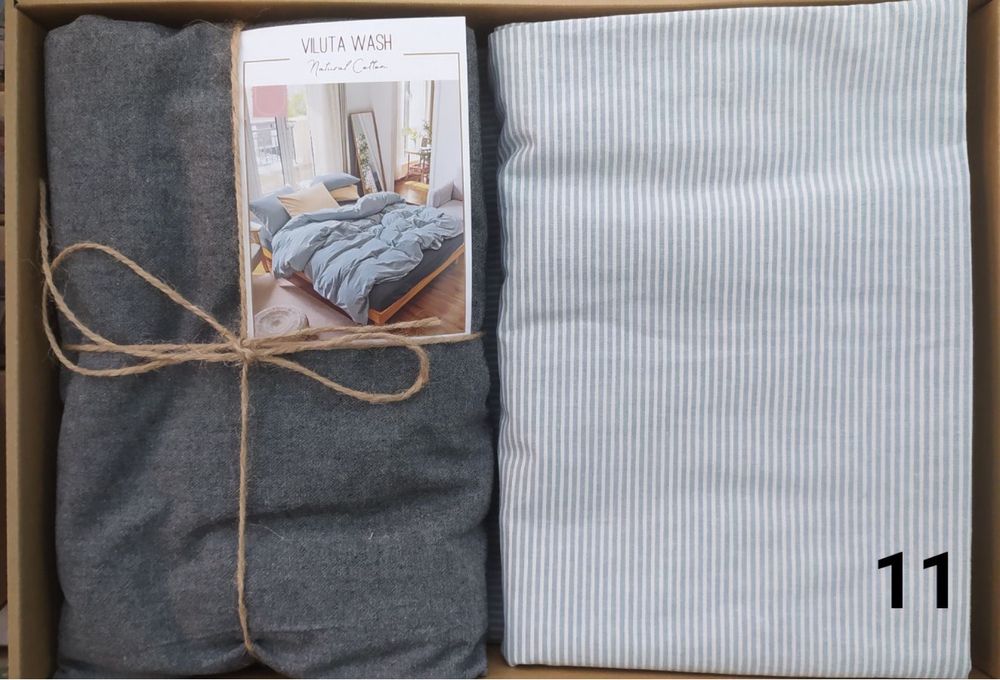 Стильна постіль з вареної бавовни Viluta (не потребує прасування)