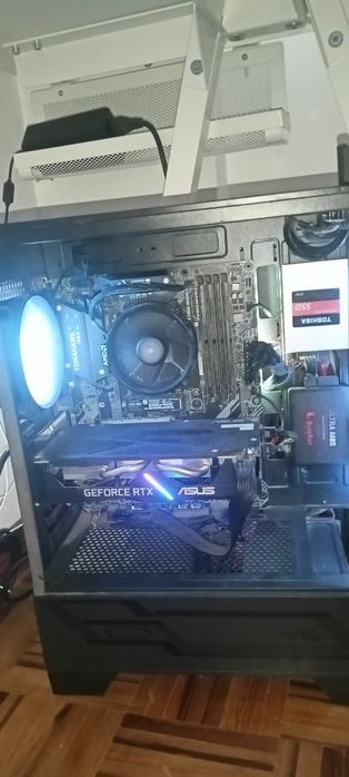 PC / Conjunto de Peças — Ryzen 7 5700G + 16 GB DDR4 + MSI B450 Tomahaw