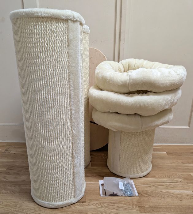 Natural Paradise Drapak dla Kota Jasmine XXL Kremowy 219cm OGROMNY NOW